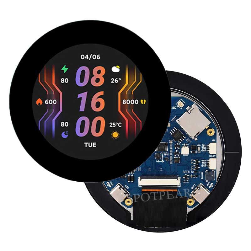 Photograph Mp3 - ESP32 S3 บอร์ดพัฒนา 2.8 นิ้ว 480x480