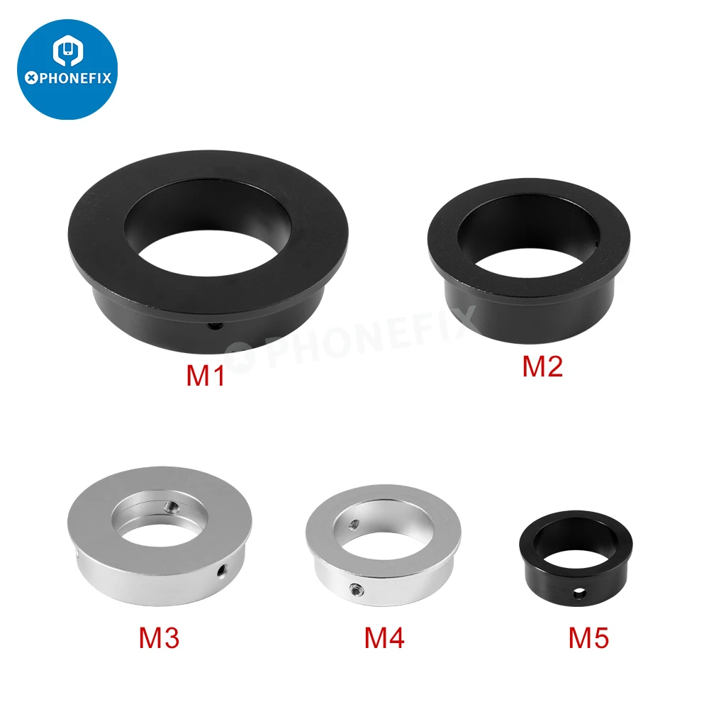 Lens Adapter Ring - แหวนอะแดปเตอร์เลนส์ C-Mount 38/45/55/58/85มม. ถึง28มม. สำหรับกล้องจุลทรรศน์เลนส์กล้องถ่ายรูปตัวยึดตัวจับเครื่องมือซ่อมเชื่อม PCB