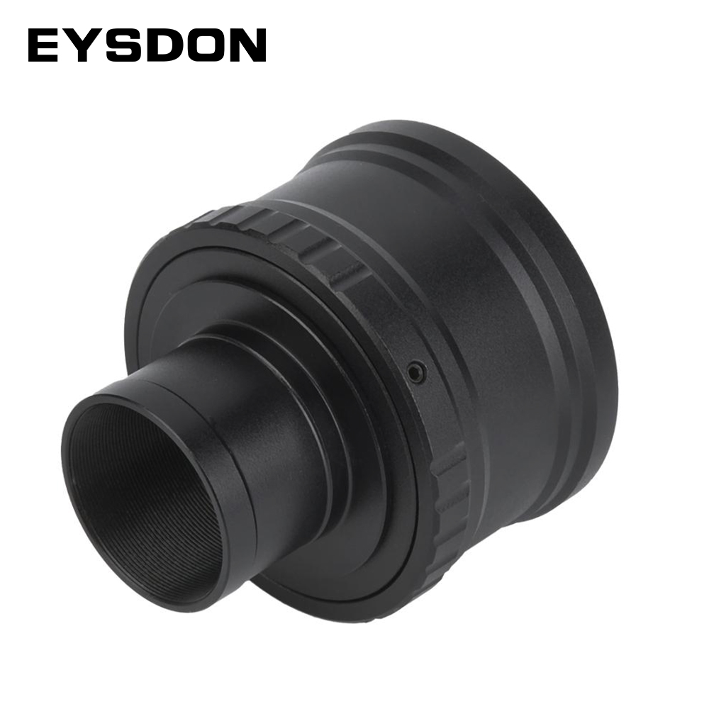 Lens Adapter Ring - EYSDON 1.25นิ้ว EOS M T-แหวนอะแดปเตอร์เลนส์กล้องโทรทรรศน์อะแดปเตอร์เต็มโลหะสำหรับ Canon