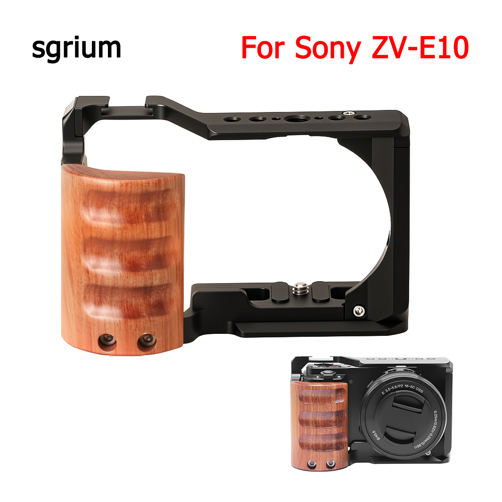 Sony Camera Zv-E10 - เคสกล้อง Sony ZV-E10 พร้อมที่จับไม้ ขายึดแบบ Rabbit