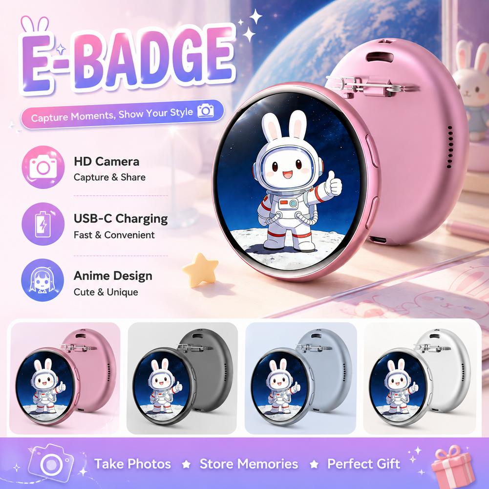 Photography Grid - สำหรับ Ebadge C Port ชาร์จได้ พร้อมฟังก์ชั่นถ่ายรูป