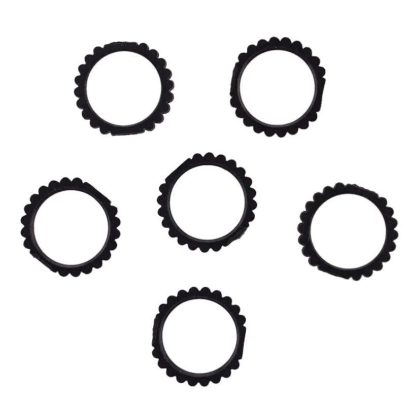Lens Adapter Ring - 20 ชิ้นกล้องวงจรปิดรักษาความปลอดภัยพลาสติก M12 เลนส์ล็อคแหวน 15x12x2.5 มม.