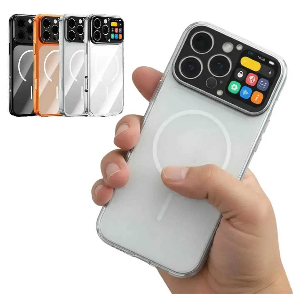 Photography Grid - เคสป้องกันโทรศัพท์หน้าจออัจฉริยะรุ่นใหม่ปี 2026 พร้อมฟังก์ชันถ่ายโอนรูปภาพ เล่นวิดีโอ และหน้าจอสัมผัสสำหรับ iPhone