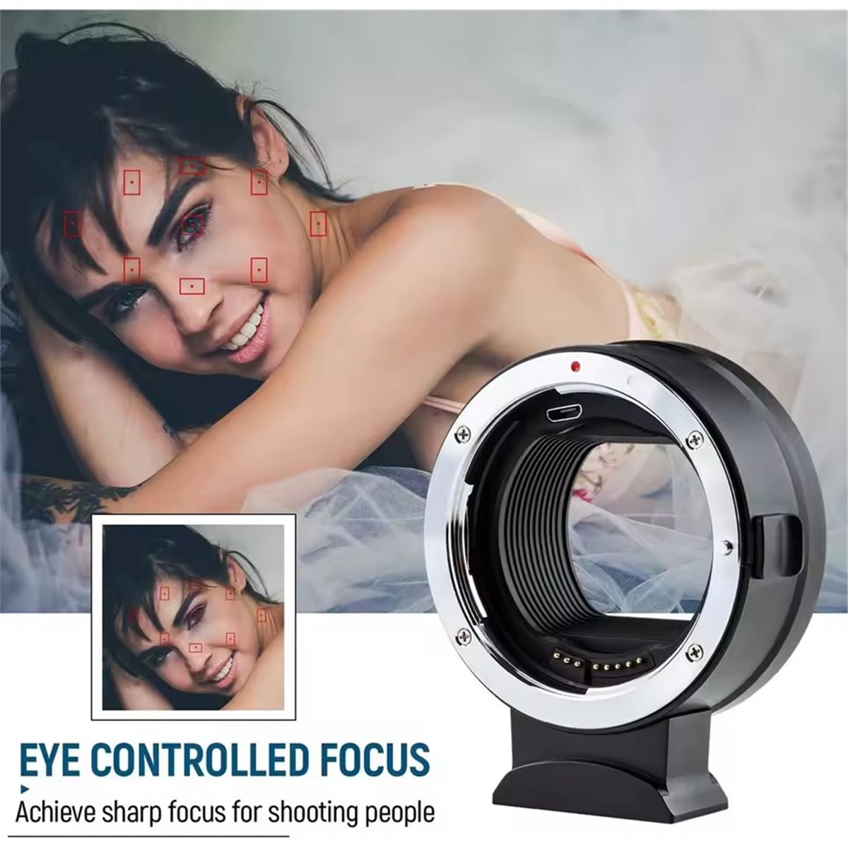 Lens Adapter Ring - A14G EF-EOSR อะแดปเตอร์แหวนอัตโนมัติสำหรับเลนส์ EF และ EF-S