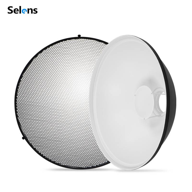 Photography Grid - แผ่นสะท้อนแสงแบบ Beauty Dish สีเงินขาว ขนาด 70