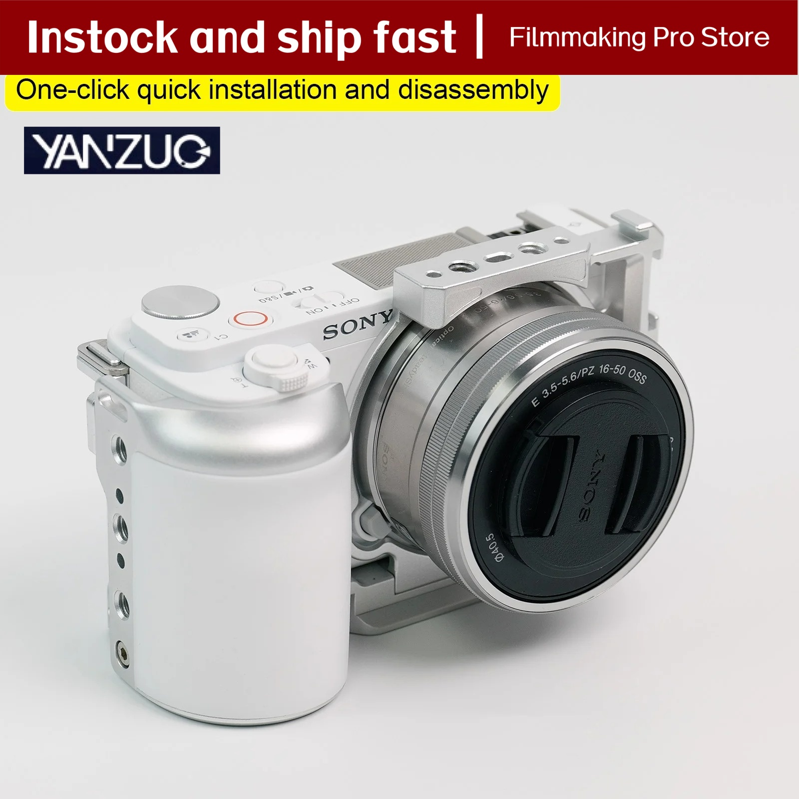Sony Camera Zv-E10 - YANZUO ZV-E10 กล้องเคจอลูมิเนียมอัลลอยด์ขายึดสำหรับกล้องโซนี่ ZVE10
