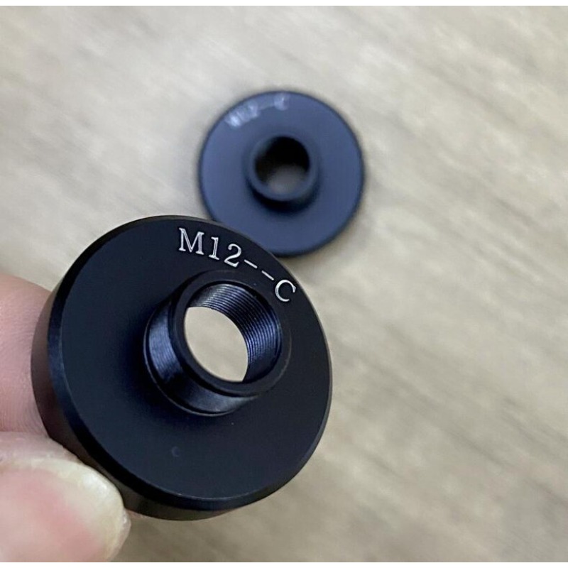 Lens Adapter Ring - 1 ชิ้น M12x0.5 CCD กล้องจุลทรรศน์กล้อง C-Mount