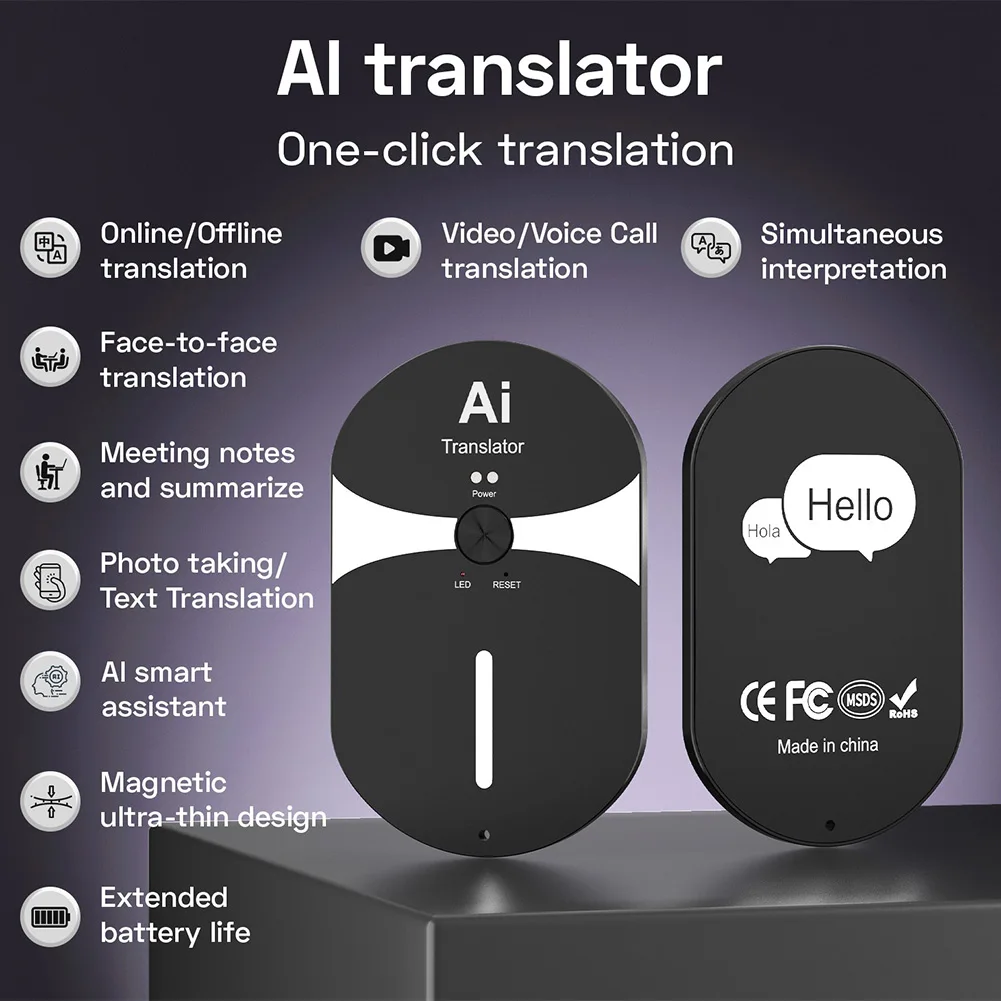 อุปกรณ์แปลภาษา AI รองรับ 140+  - Photography Translate บทวิจารณ์และราคา