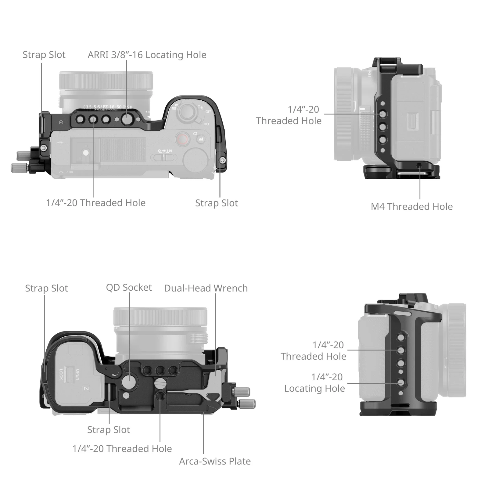 Smallrig HawkLock Quick Releas - Sony Camera Zv-E10 บทวิจารณ์และราคา