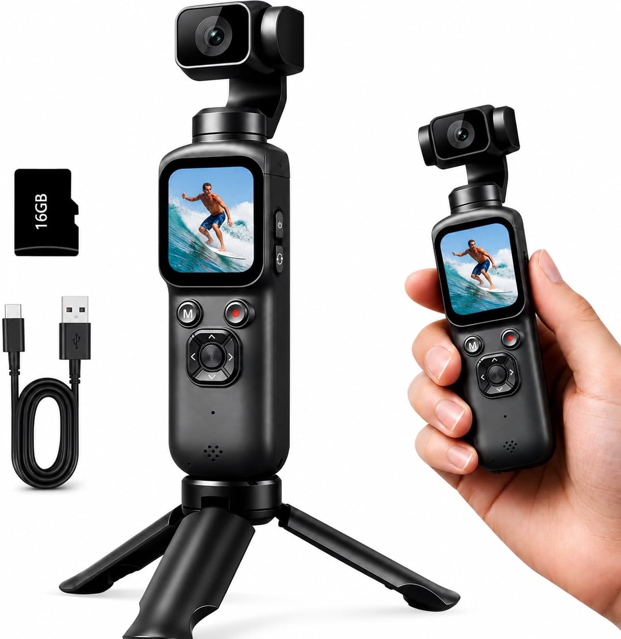 กล้องวิดีโอมือถือ 4K พร้อมกิมบ - Photography Grid บทวิจารณ์และราคา