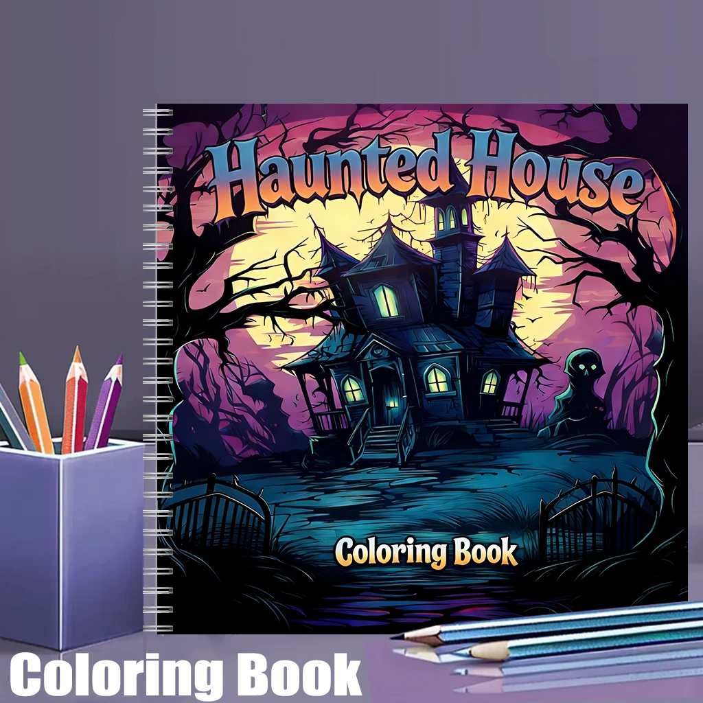 สมุดระบายสีบ้านผีสิงสำหรับผู้ใ - Photography Of Book บทวิจารณ์และราคา