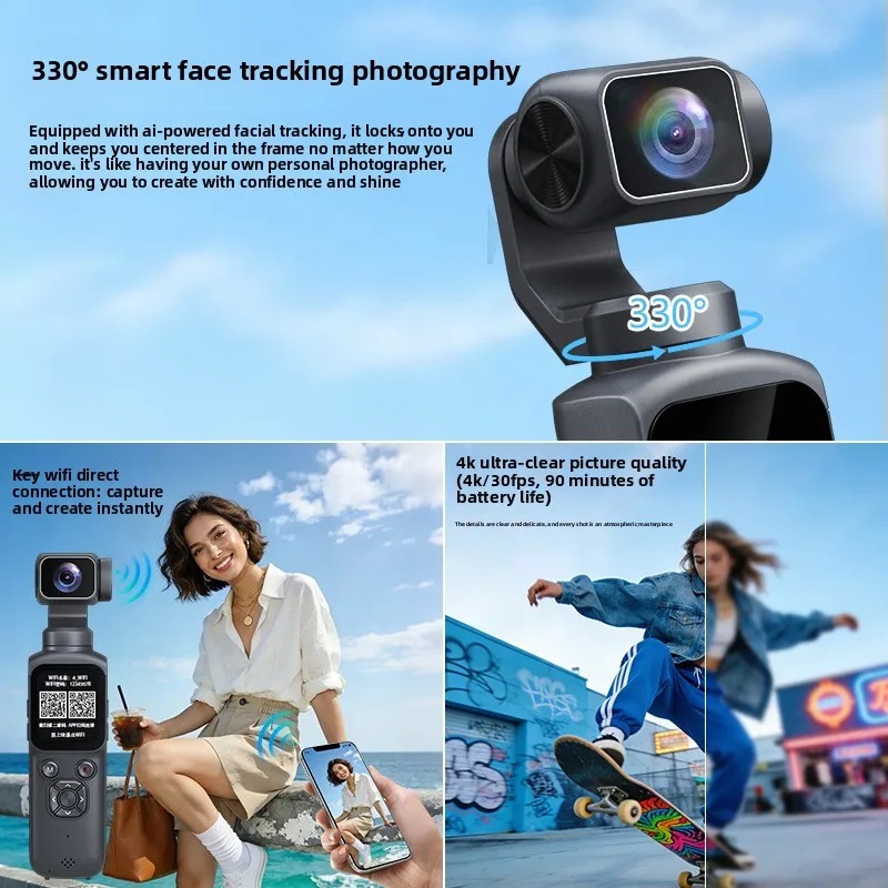 กล้อง 4K HJD05 Pocket 3 รุ่น 3 - Photography Grid บทวิจารณ์และราคา