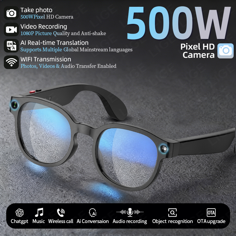 แว่นตาอัจฉริยะ LIGE AI สำหรับถ - Photography Translate บทวิจารณ์และราคา