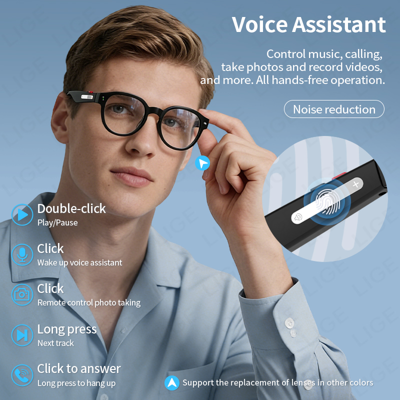 แว่นตาอัจฉริยะ LIGE AI สำหรับถ - Photography Translate บทวิจารณ์และราคา