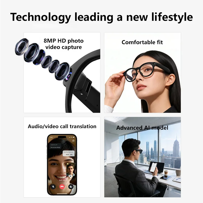 แว่นตาอัจฉริยะ Lenovo AI พร้อม - Photography Translate บทวิจารณ์และราคา