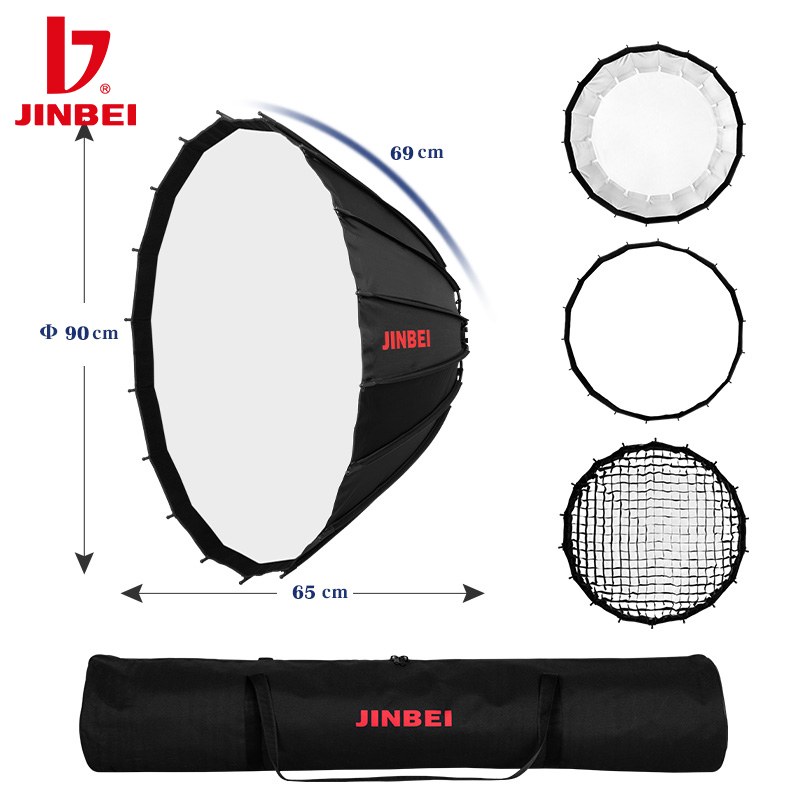 ซอฟต์บ็อกซ์ JINBEI แบบสะท้อนแส - Photography Grid บทวิจารณ์และราคา